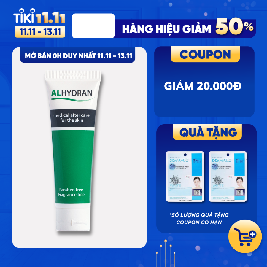 Alhydran - Kem Phục Hồi, Tái Tạo Và Bảo Vệ Làn Da Sau Tổn Thương