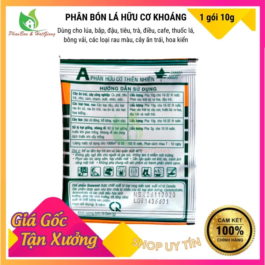 Phân Bón Lá Hữu Cơ Khoáng Seaweed 95% Rong Biển Canada - Shop Phân Bón và Hạt Giống