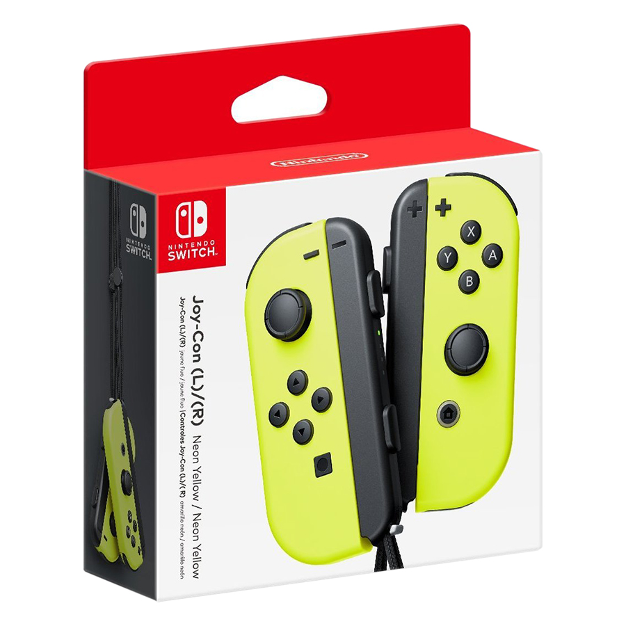 Tay cầm Nintendo Switch Joy‑Con Neon Yellow - Hàng Nhập Khẩu