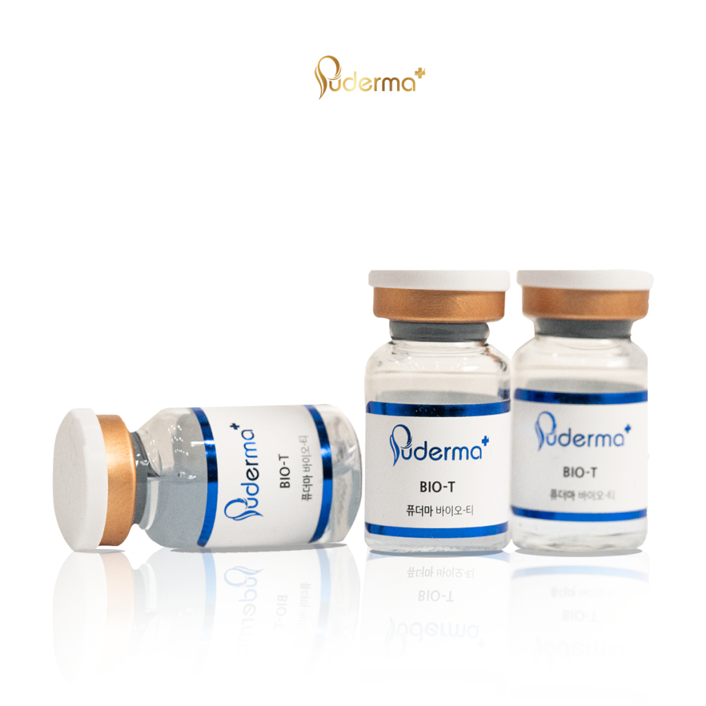 Tế Bào Gốc Xanh PUDERMA BIO-T XANH : cung cấp độ ẩm và dưỡng chất cho da, giúp làm mờ vết nám, tàn nhang, đồi mồi, vết thâm trên da, ngăn ngừa nếp nhăn cho da, mang lại làn da mềm mịn, săn chắc.