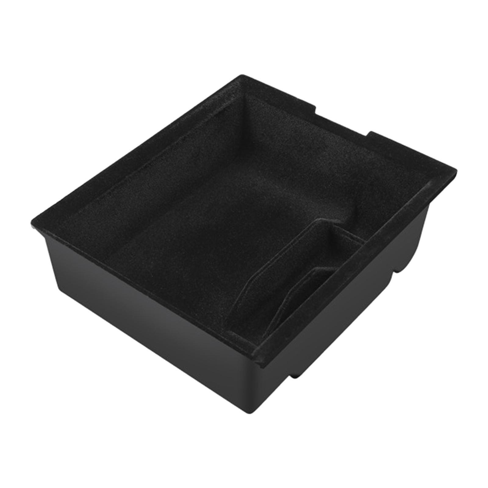Console Organizer Tray Front Flocking