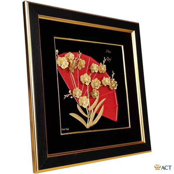 Tranh Hoa Lan dát vàng 24k - quà tặng vợ, quà tặng bạn gái, quà 20/10, quà 8/3, quà valentine, quà giáng sinh