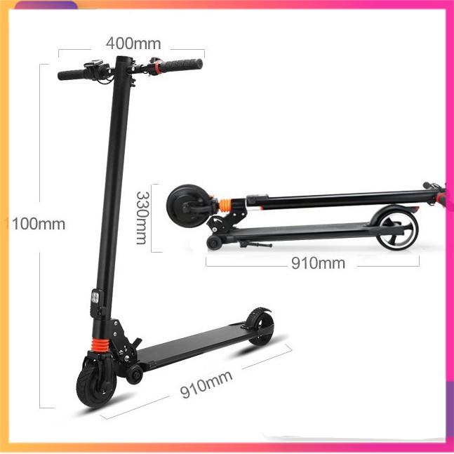 Xe Scooter điện xếp gọn S8 không yên ,10km/lần sạc, tải 100kg Hàng chuẩn