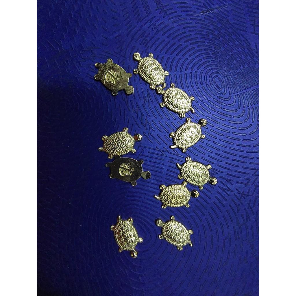 Combo 5 rùa Cầu tài lộc Rùa Vàng May Mắn Phong Thuỷ bỏ ví, hóa giải sát tinh, mang lại may mắn, trường thọ