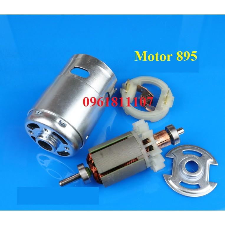 Motor 895 2 bạc đạn 368w 12v cốt 5mm