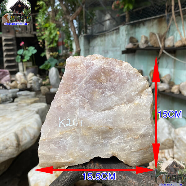 Thạch anh hồng giải pháp khử sóng từ cho gia đình bình an - 1.86 Kg