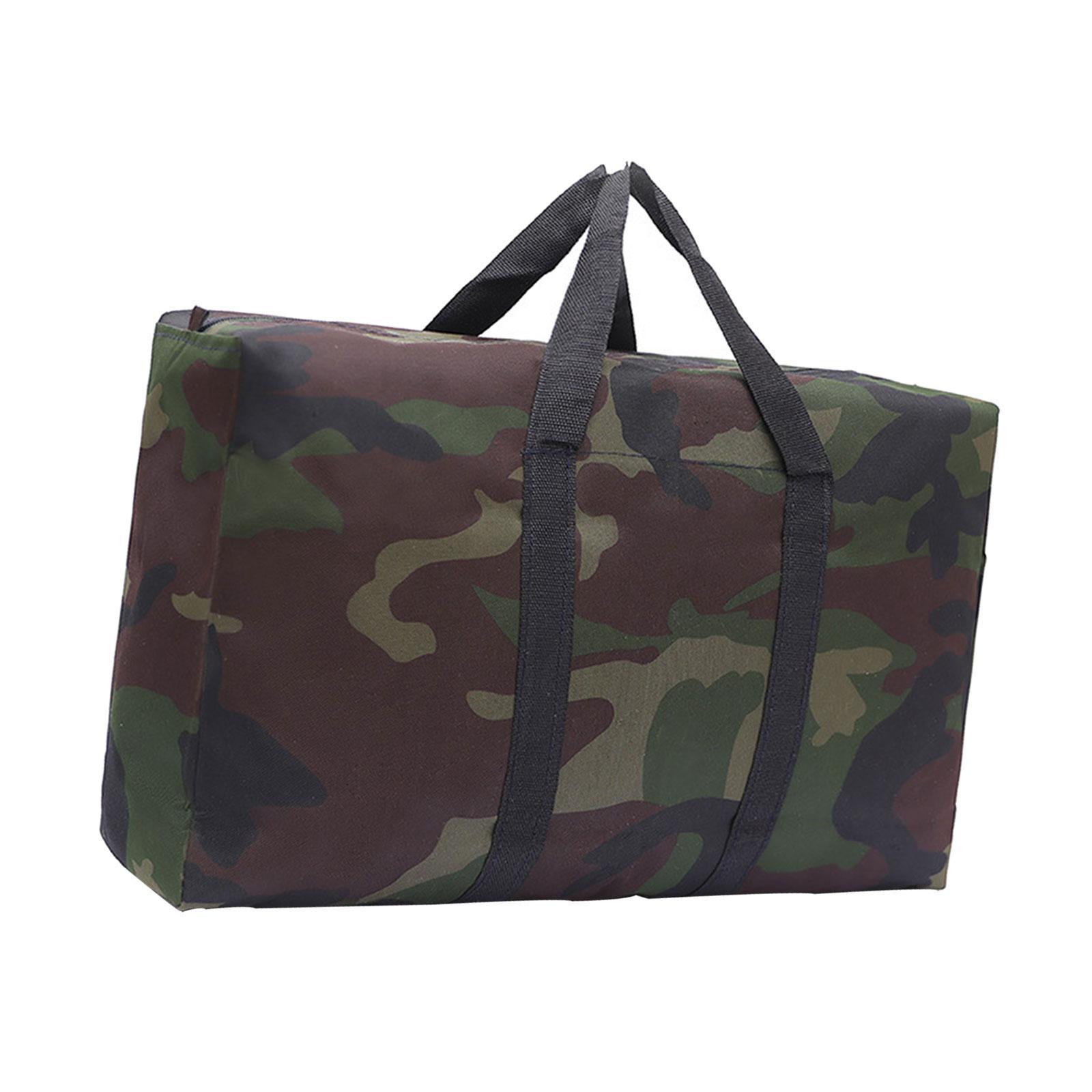 Duffle Bag Sturdy Oxford Cloth Organizer Luggage for Comforters Holiday Travel Gym