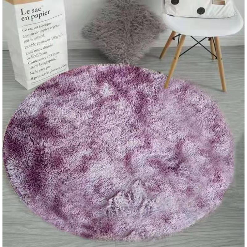 THẢM LÔNG LOANG TRÒN 1m x 1m