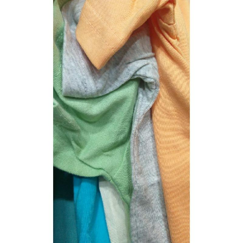 Áo cotton ngắn tay vải xuất dư size đại cho bé