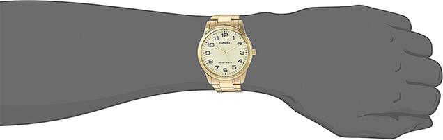 Đồng Hồ Nam Dây Thép Casio MTP-V001G-9BUDF