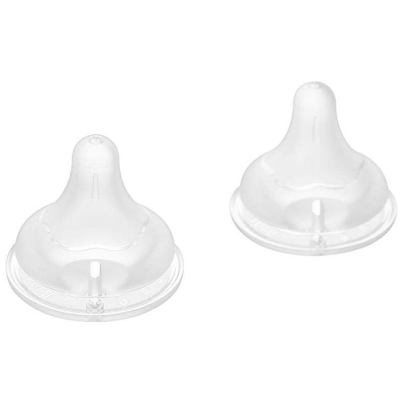 Bộ 2 núm ti Pigeon siêu mềm Plus WN3 cổ rộng size LLL (từ 15 tháng)