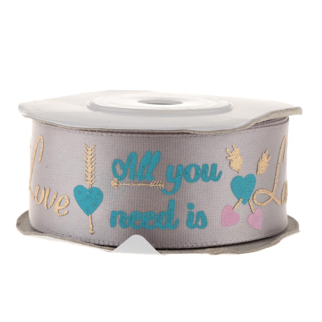 10 Yards Fabric Ribbon Roll Gift Package Craft Cake Wrapping Belt Tape