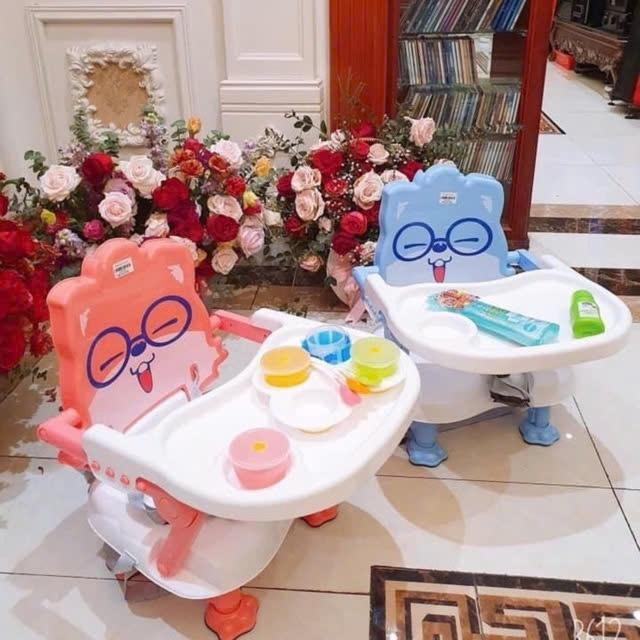 Ghế ăn dặm Gấp Gọn, Điều Chỉnh Độ Cao và Độ Rộng Lòng Ghế