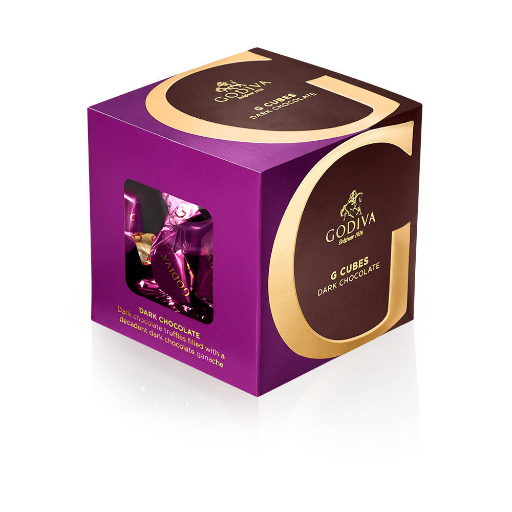 Chocolate GODIVA ngon nhất thế giới G Cubes : Hộp quà tặng 22 cái vị Dark Chocolate