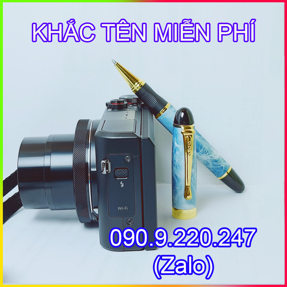 (Gift) Bút ký khắc tên cao cấp doanh nhân LC012, thép nguyên khối hoạ tiết vân đá, mực đều ở mọi góc nghiêng