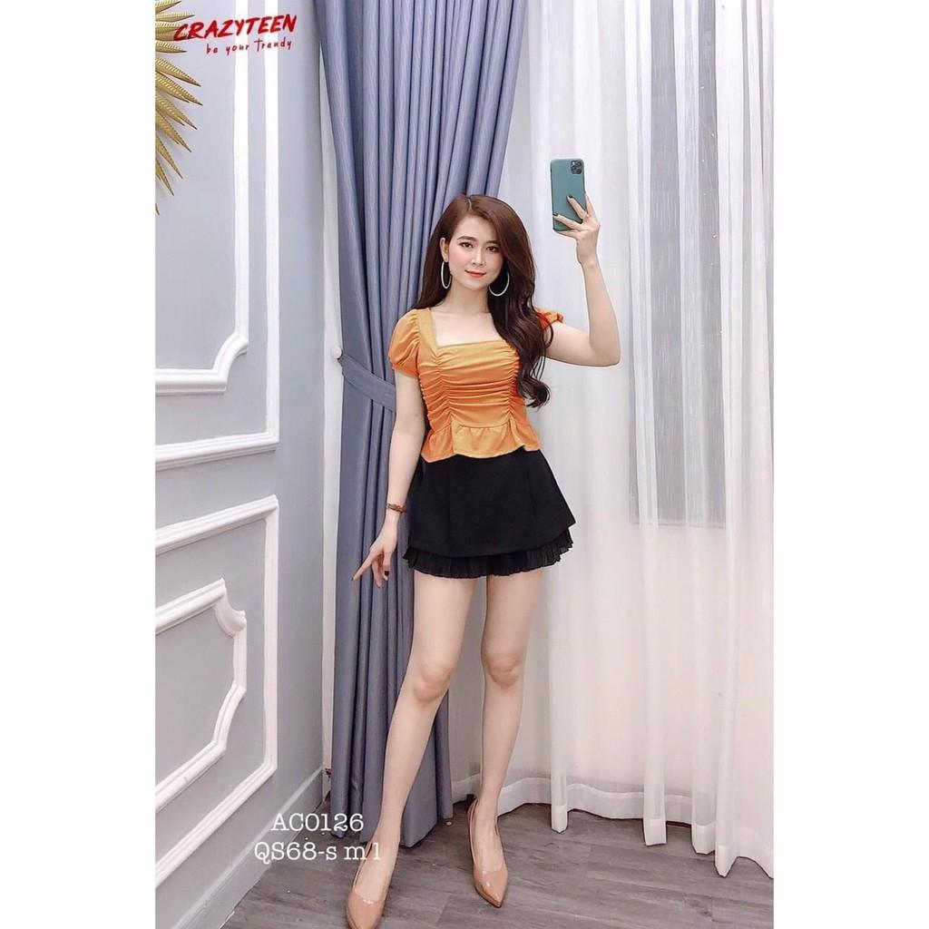 ÁO CROPTOP NỮ THỜI TRANG 48-58KG TÙY CHIỀU CAO