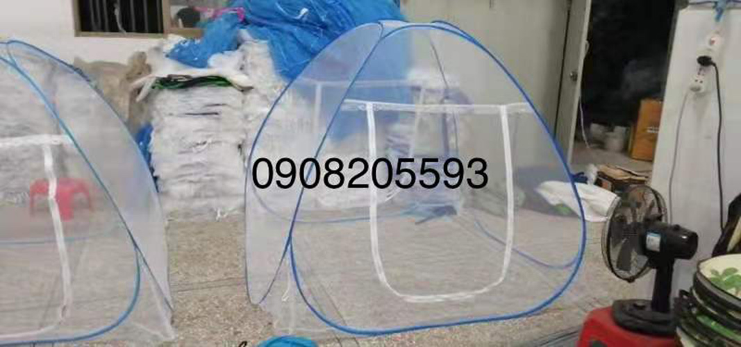 MÙNG CHỐNG MUỖI TỰ BUNG 1M5 X 2M X 1M5