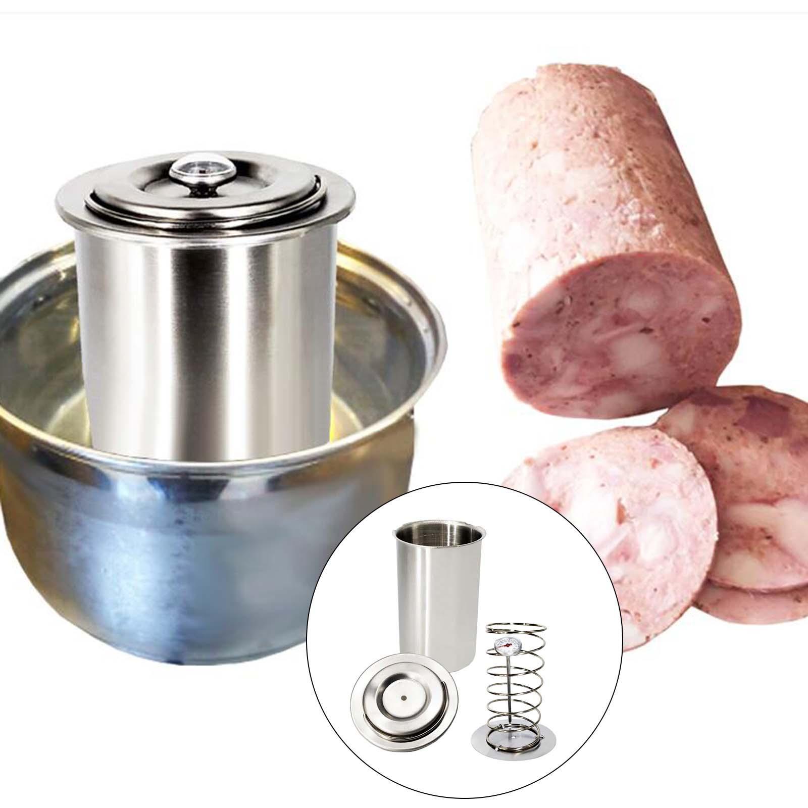 Stainless Steel Meat Press Sandwich Maker with  Round