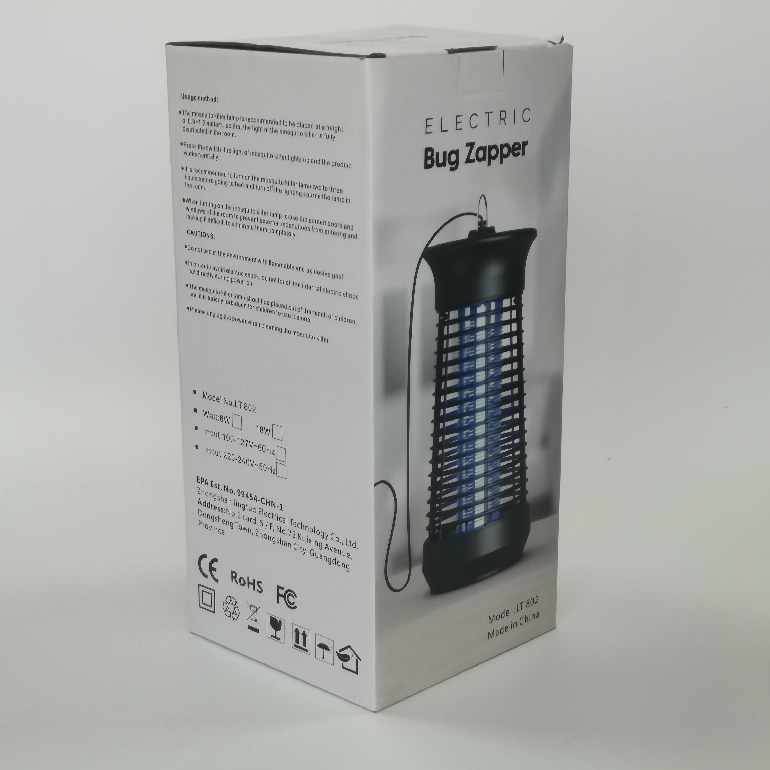 Đèn Bắt Muỗi, Máy Bắt Muỗi Thông Minh, Diệt Côn Trùng Đa Năng, Hiệu Quả. (Bug Zapper LT802) Thiết kế mới 2022