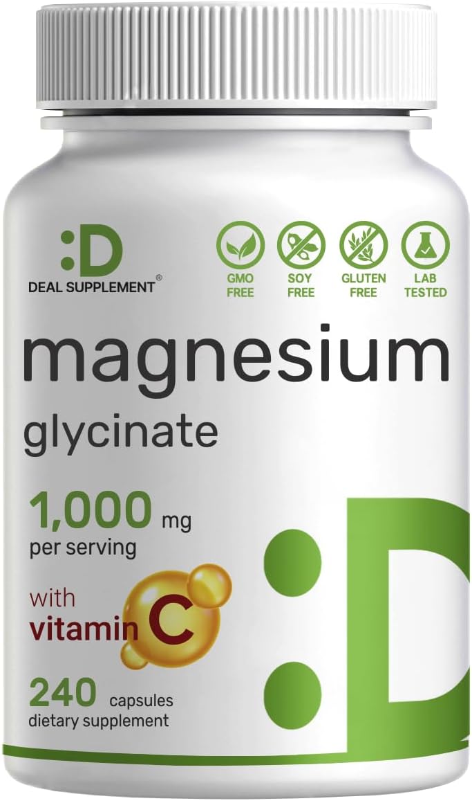 Magnesium Glycinate 1000mg With Vitamin C (240viên) Deal Supplement