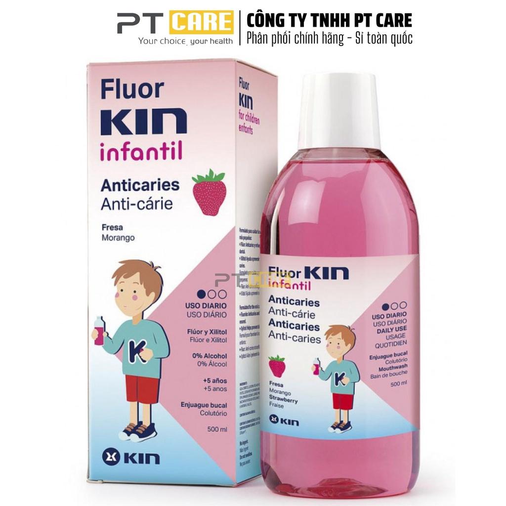 Nước Súc Miệng FLUOR KIN CHILDREN INFANTIL Ngừa Sâu Răng Trẻ Em Trên 5 Tuổi 500ml