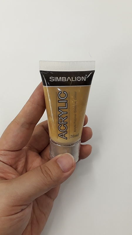 Màu Vẽ Simbalion Acrylic 30ml NAC30 - 26 - Vàng Xám