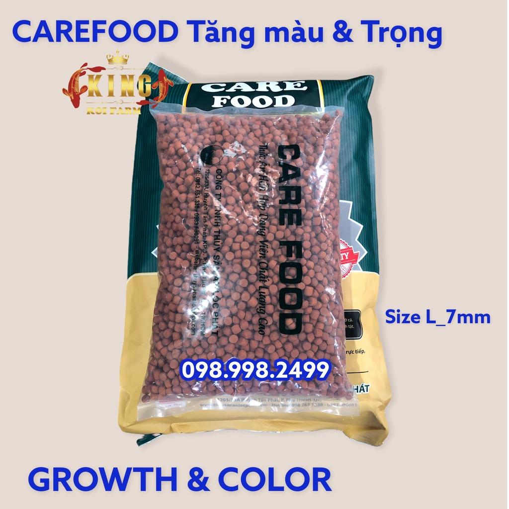 Thức ăn cá koi CAREFOOD GROWTH & COLOR hỗn hợp dạng viên Tăng Màu & Tăng Trọng  Thức ăn chuyên dụng dành cho cá
