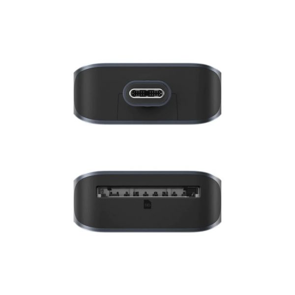 HUB chuyển đổi HyperDrive Next 6 IN 1 Port USB-C Hub - Truyền tải dữ liệu nhanh, hỗ trợ màn hình 4K60Hz - HD4002GL - Hàng Chính Hãng