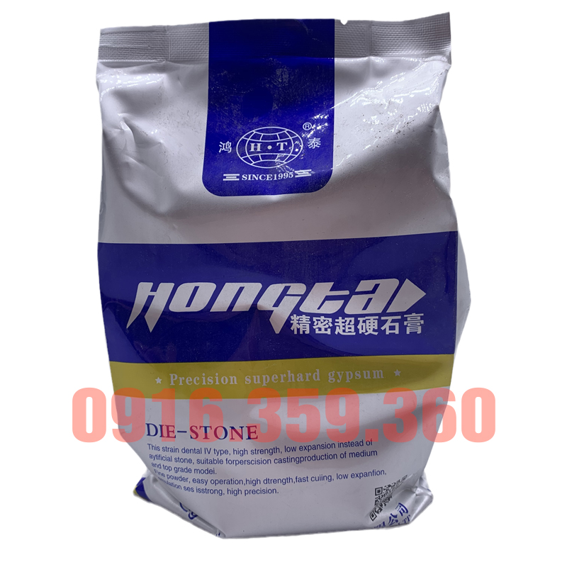 Bột thạch cao Hongtai siêu cứng 1kg