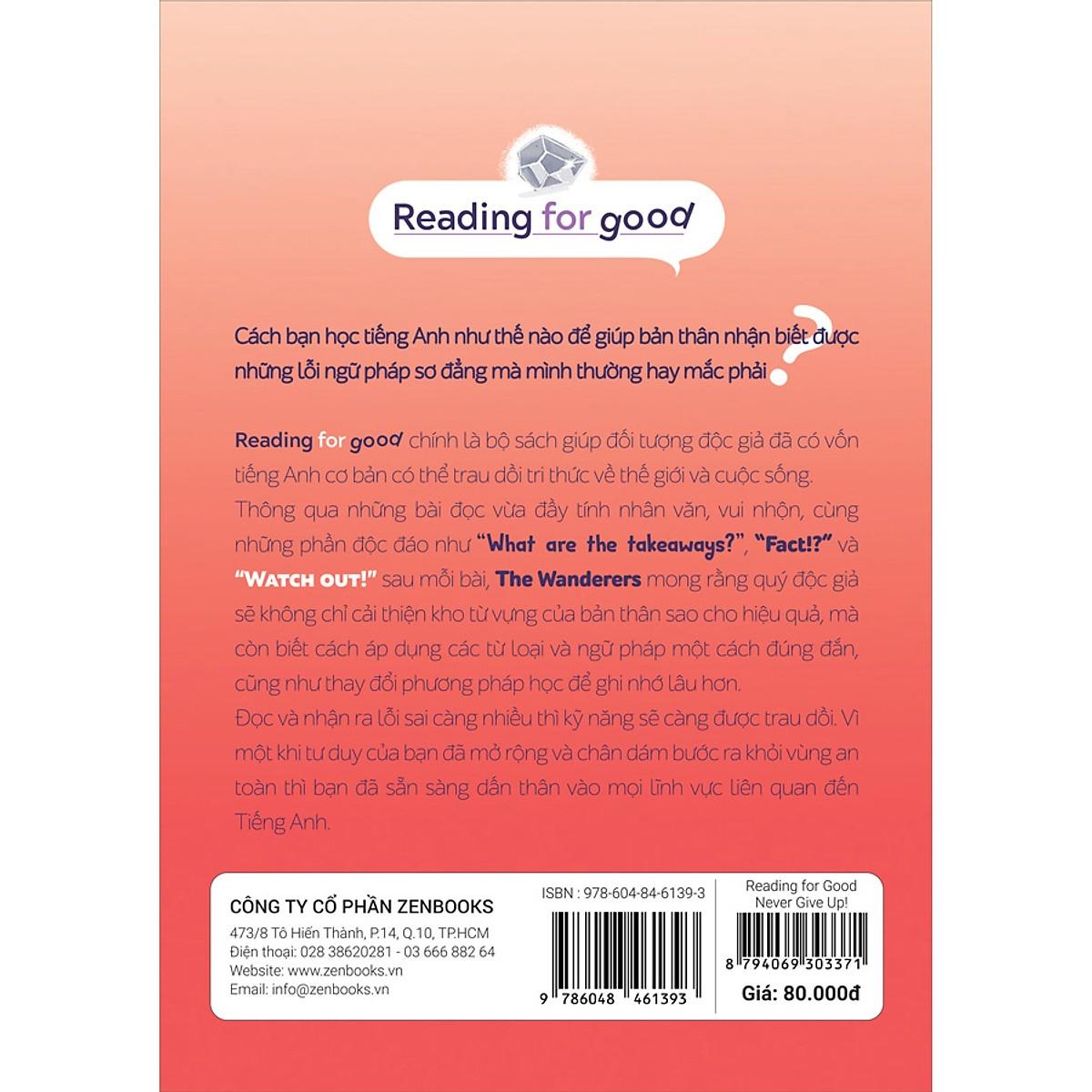 Reading For Good - Never Give Up