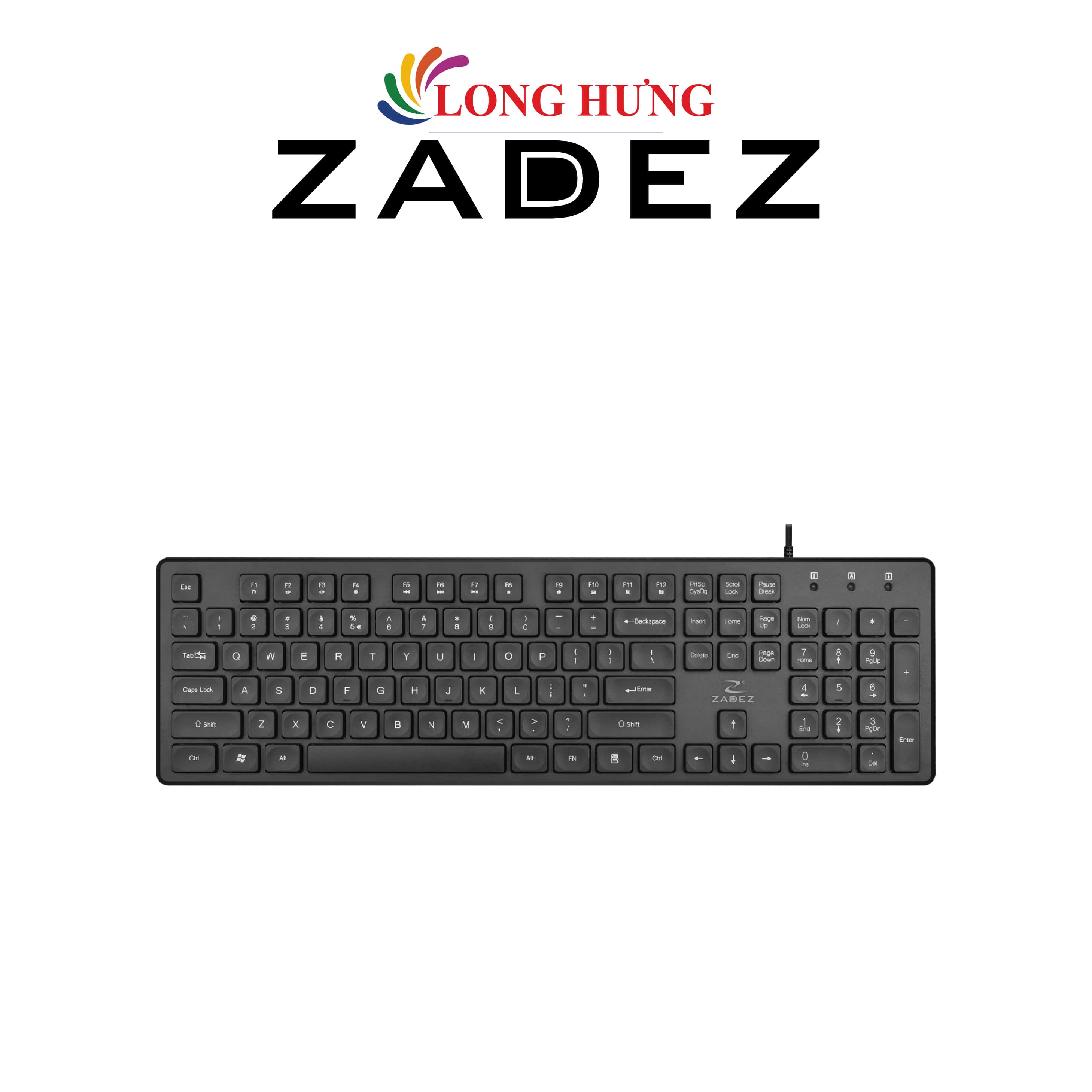 Hình ảnh Bàn phím có dây Zadez ZK-121 - Hàng chính hãng