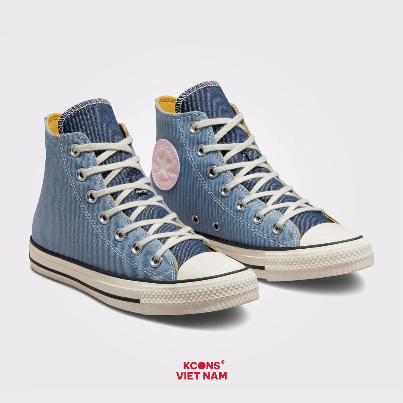 Giày Converse Chuck Taylor All Star DENIM FASHION Cổ Cao A02880C