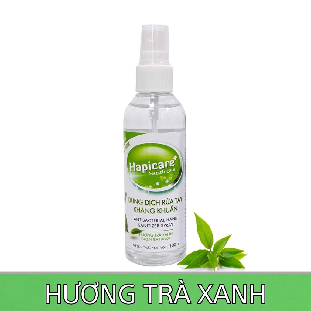 Chai Xịt Khử Khuẩn HapiCare 100ml Rửa Tay Sát Khuẩn Tiện Dụng