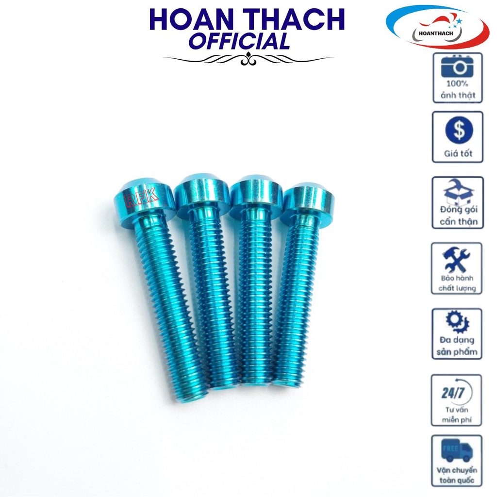 Ốc Gr5 8L40 Trụ Xanh Lục Bảo dùng cho nhiều dòng xe SP016444 (giá bán 1 con)