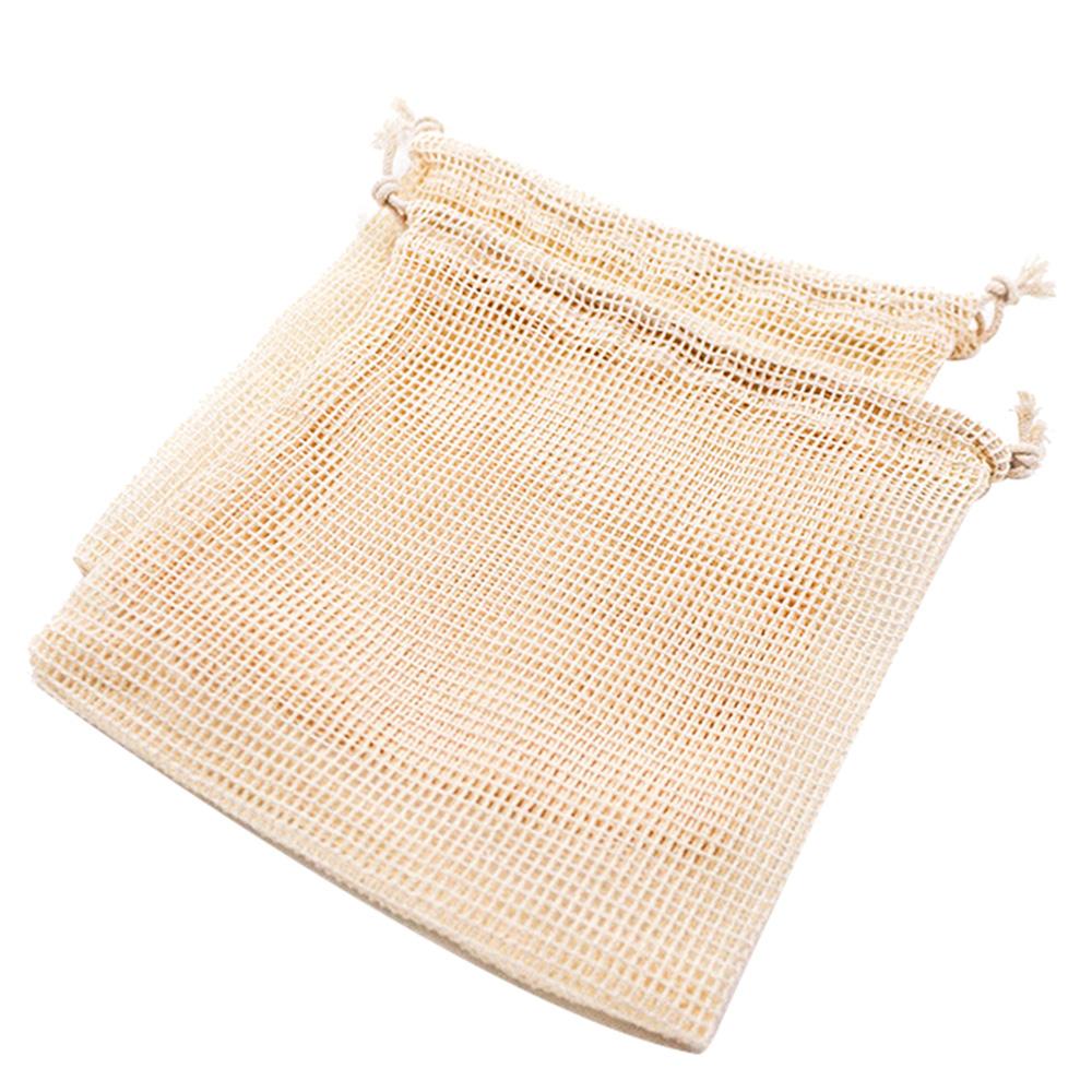 10 cái túi lưới cotton lưu trữ đa năng