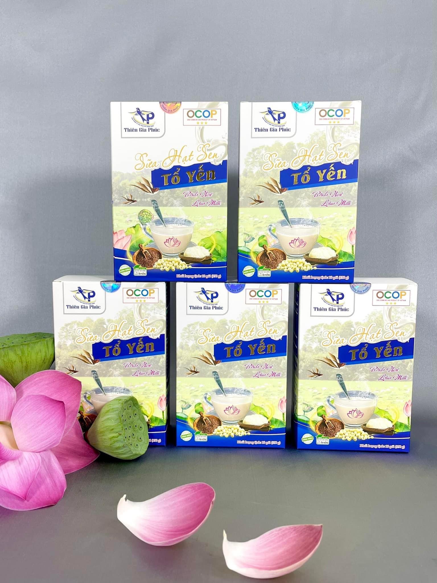 Sữa hạt tổ yến Thiên Gia Phúc 150g 10 gói (Hộp mềm)