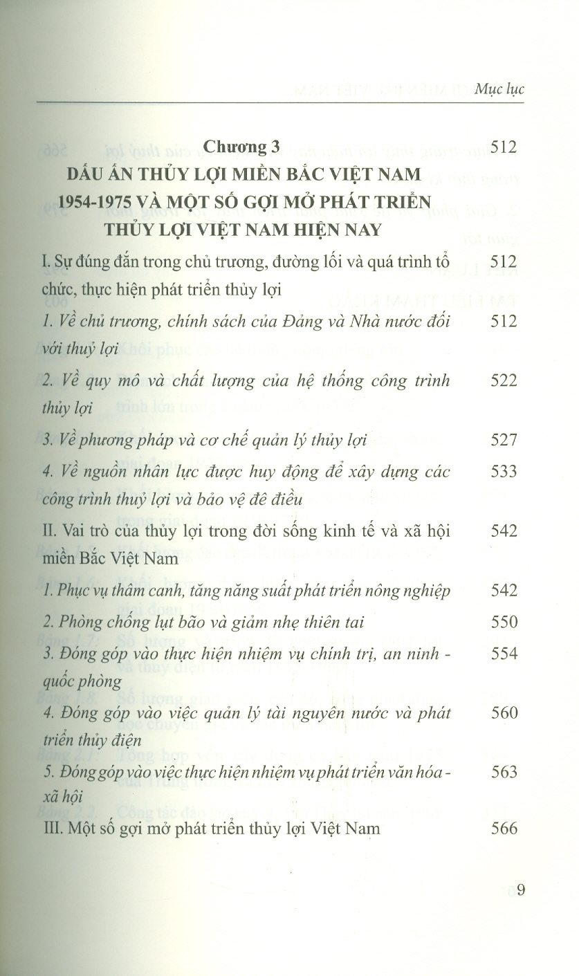 Thủy Lợi Miền Bắc Việt Nam (1954-1975) (Sách Chuyên Khảo)