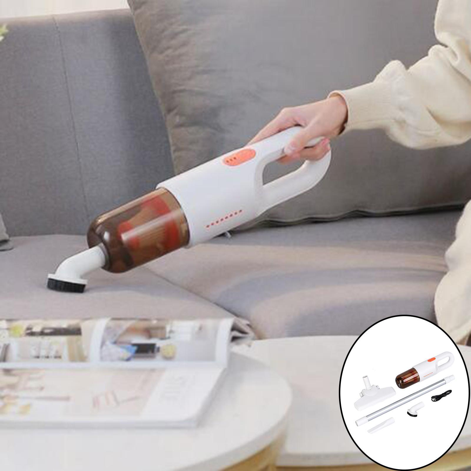 Wireless Vacuum Cleaner Car Vacuum Cleaner for Home Office White