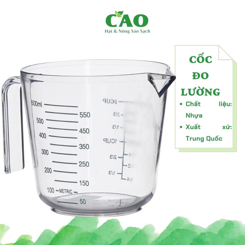 CỐC ĐO LƯỜNG 500ML BẰNG NHỰA SAN CAO CẤP AN TOÀN TIÊU DÙNG