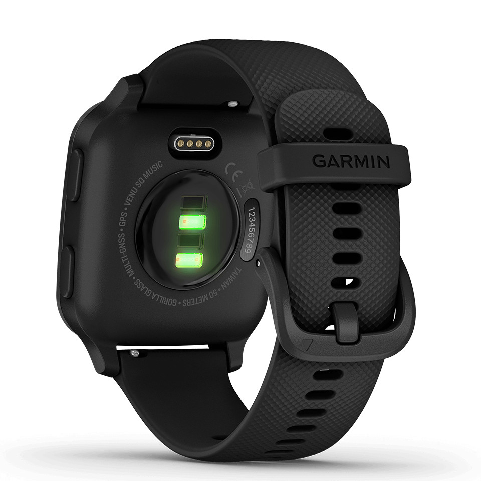 Đồng Hồ Thông Minh Theo Dõi Vận Động Theo Dõi Sức Khỏe Garmin Venu SQ / Venu SQ Music Màn Hình AMOLED - Hàng Chính Hãng