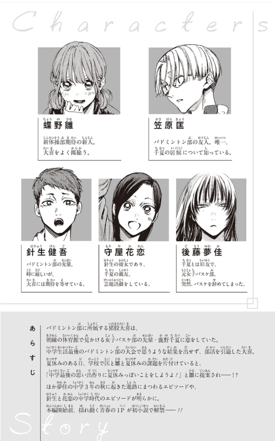 Sách ngoại văn: Ao No Hako Prologue - Blue Box Prologue (Light Novel) (Japanese Edition)