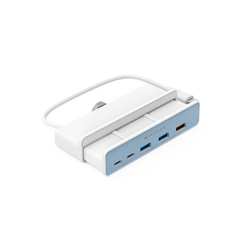 Cổng chuyển chuyên dụng dành cho iMac 24″ HYPERDRIVE 5 in 1 USB-C HUB - HD34A6 kèm 7 miếng dán theo màu iMac 24&quot; - Hàng Chính Hãng