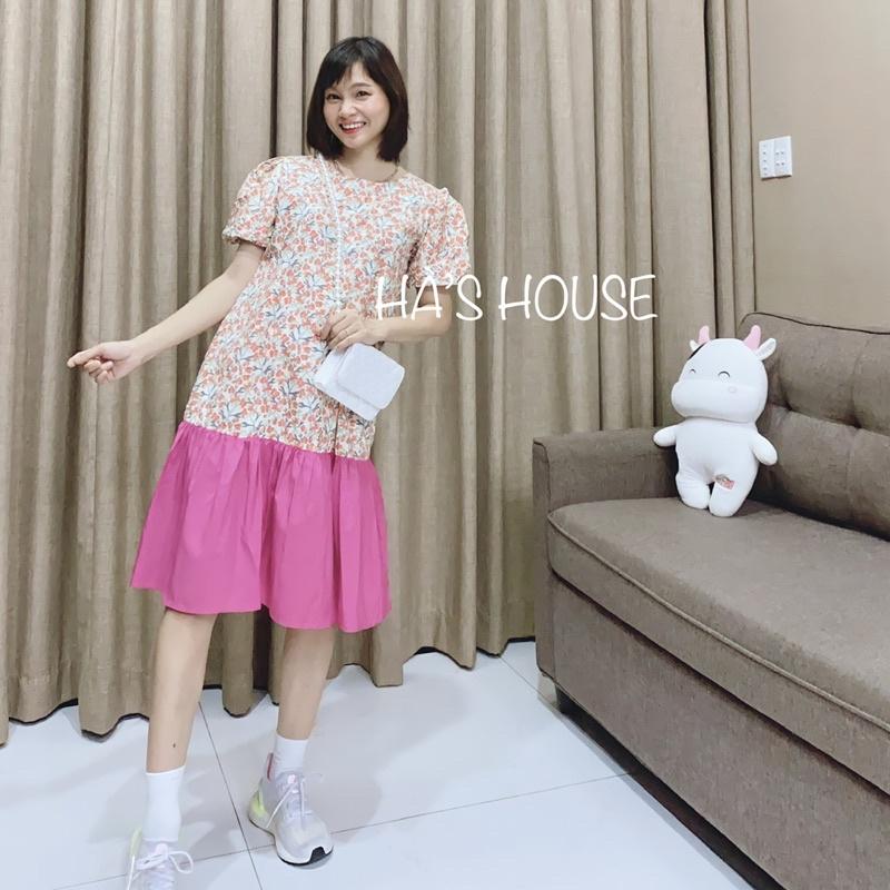 Đầm babydoll phối màu dễ thương