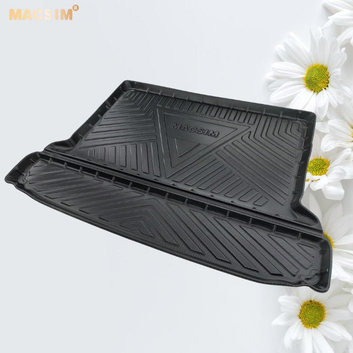 Lót cốp xe ô tô Mercedes GLB 2012 - 2022 chất liệu TPV thương hiệu Macsim màu đen