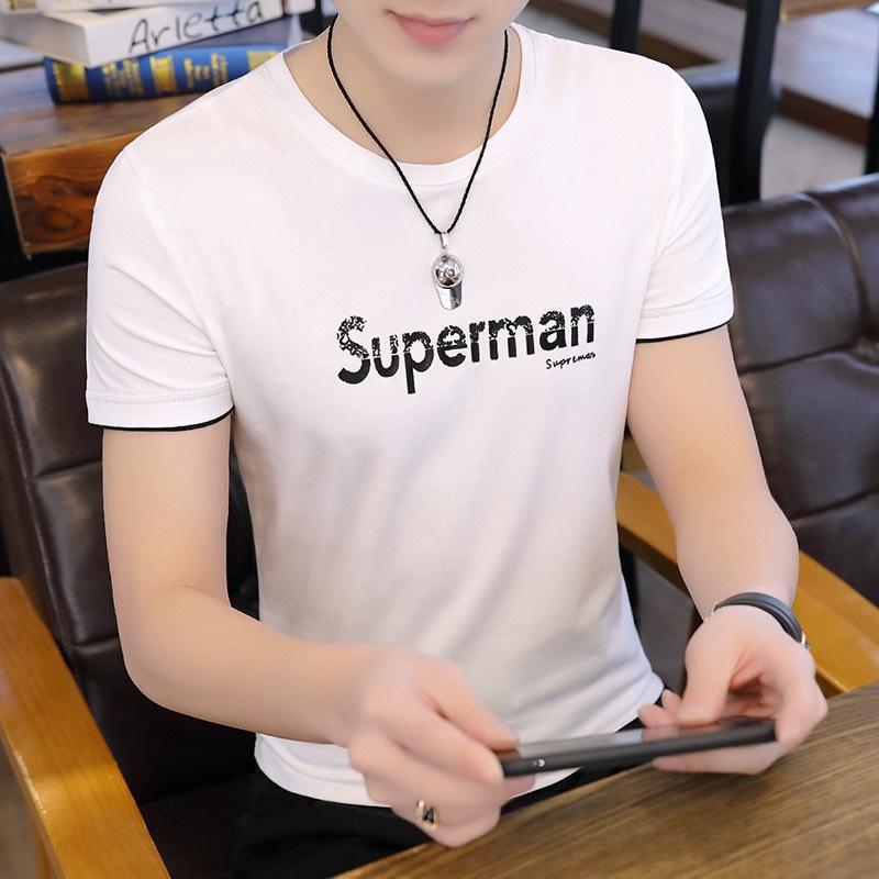 Mẫu áo thun nam tay ngắn áo phông cổ tròn 4 màu được yêu thích nhất superman 06