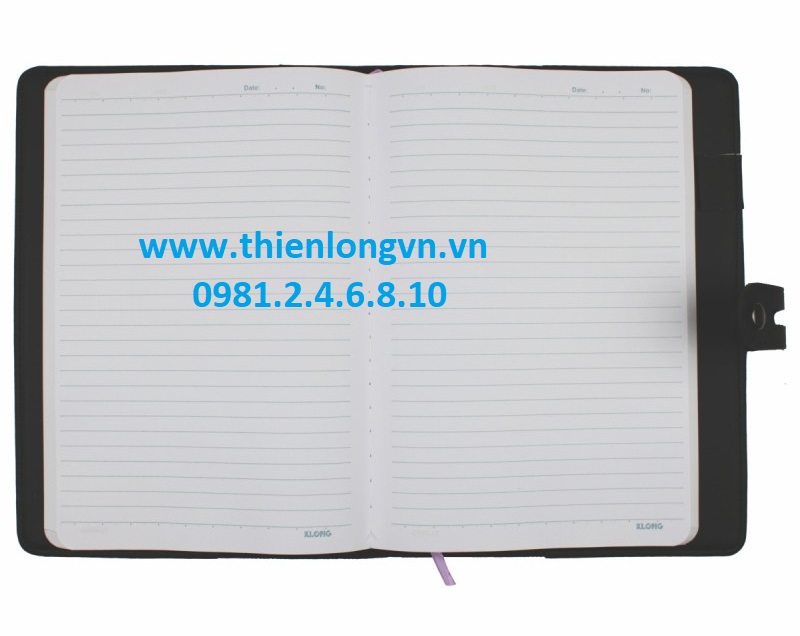 Sổ giả da khuy bấm Bureau B5 - 320 trang; Klong 346M