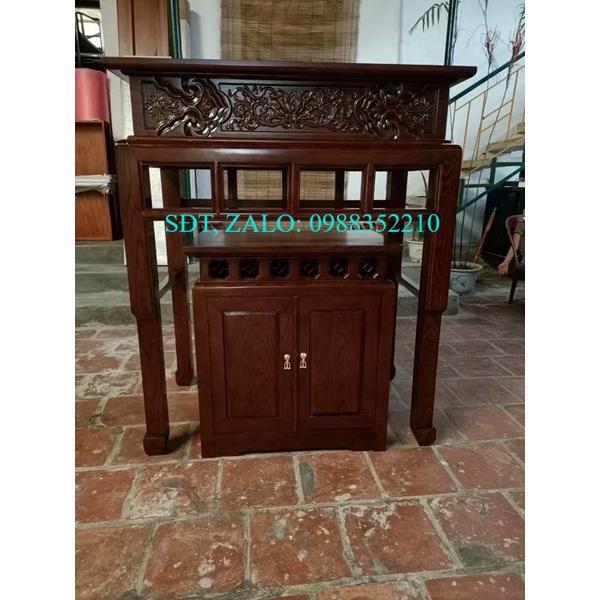 Bàn thờ gỗ sồi 107cm