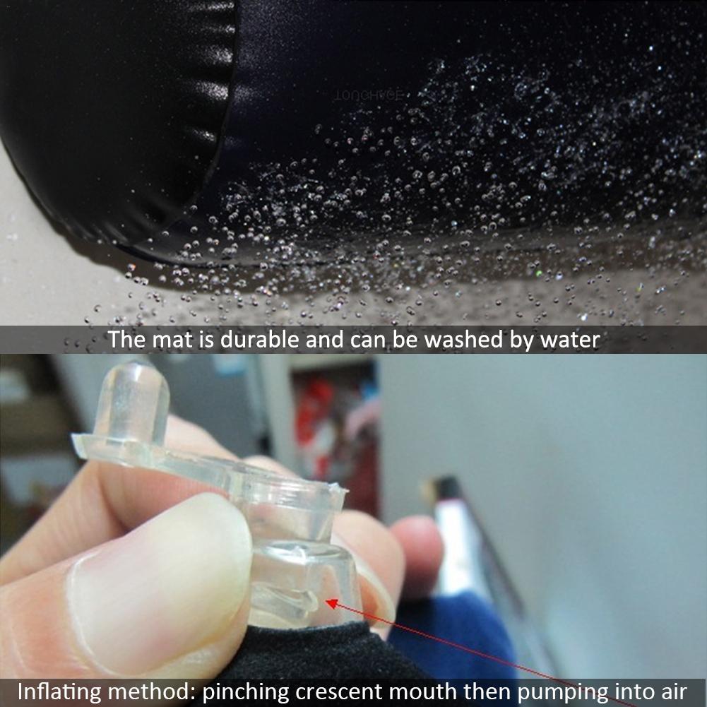 Bơm Hơi Chân Áo Gối Ôm Nâng Cao Chân Và Bàn Chân Bơm Hơi Đa Chức Năng Tăng Cường Gối Nhựa PVC Và Bột Thông Tắc Đường Eo Gối