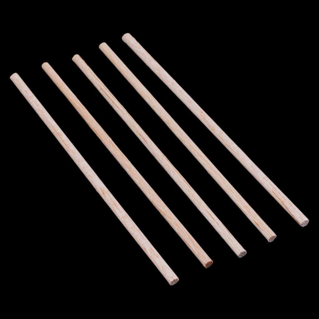 2-8pack Unfinished Balsa Wood Stick DIY Wood Modelling Stick DIY crafts 100mm