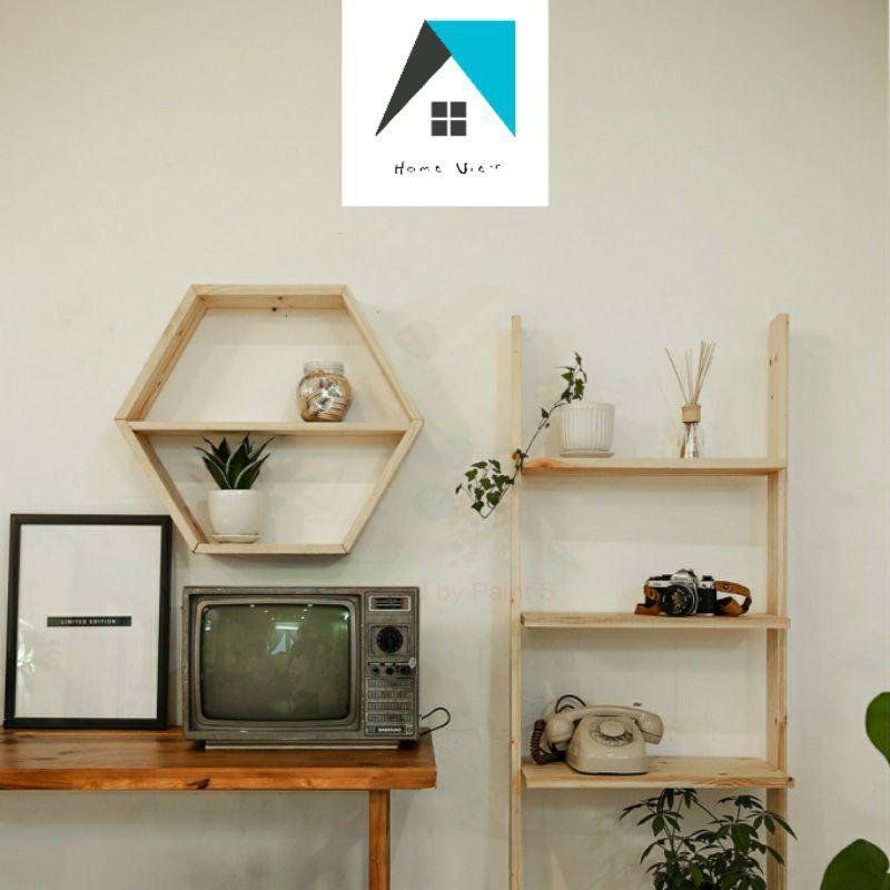 Kệ thang gỗ / Kệ gỗ Decor trang trí nhà cửa